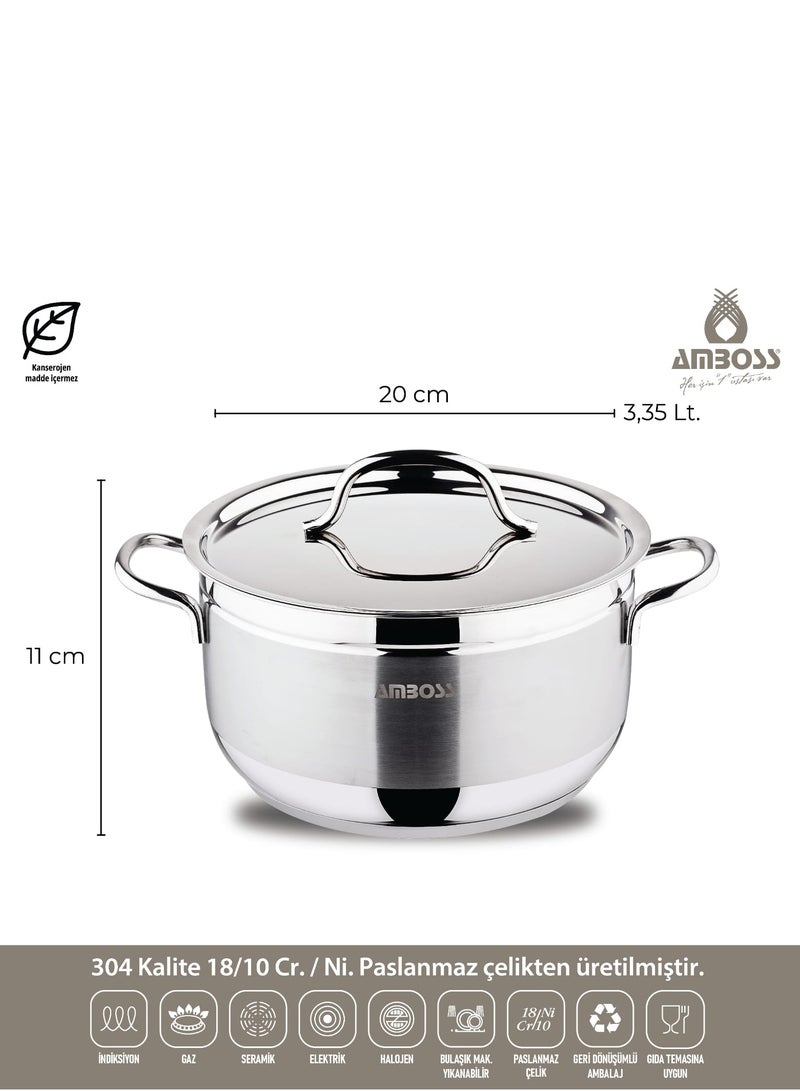 Amboss 10 Piece Stainless Steel Cookware Set - Image 3