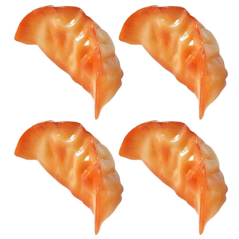 2 Piece Picture 2 Simulated Dumpling Models Realistic Fried Dumpling Food Photography Props - Image 2