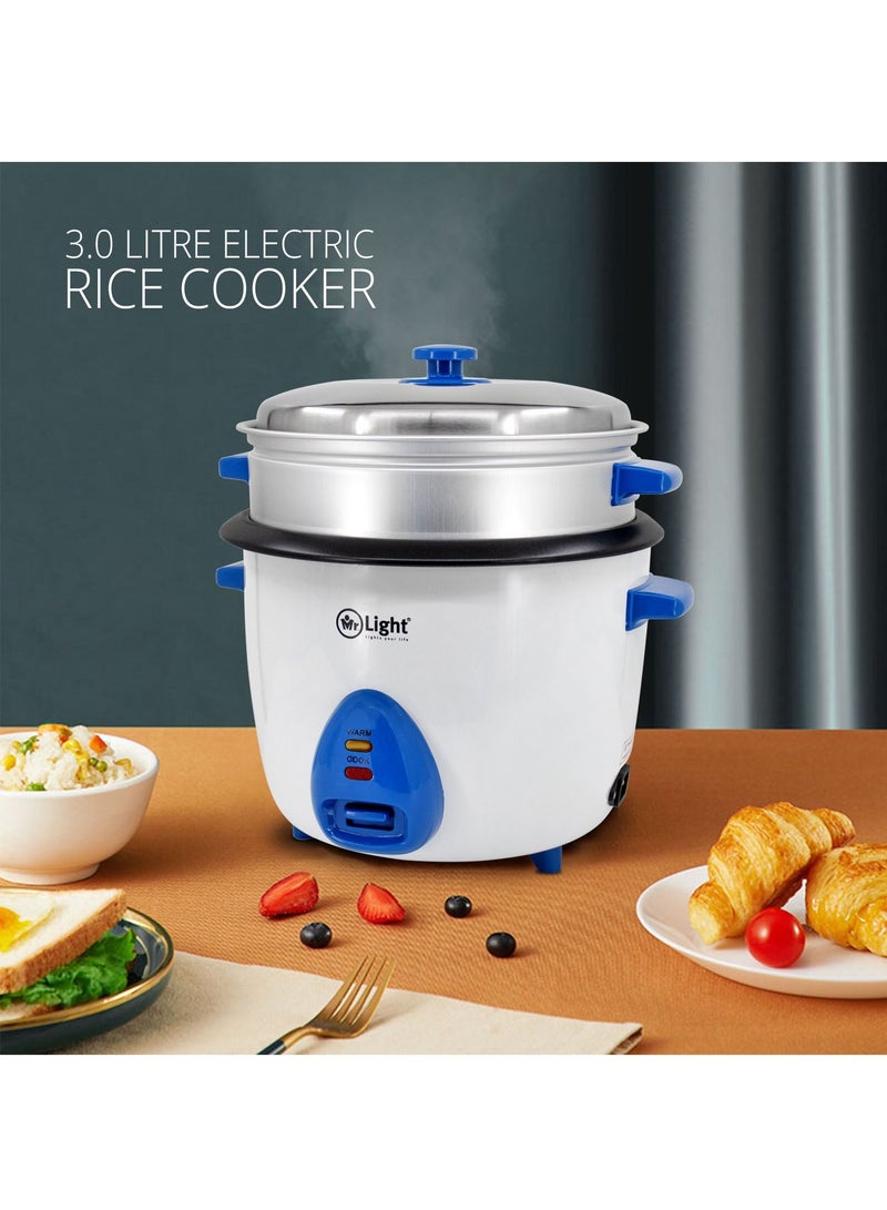 Mr. Light Electrical Automatic Rice Cooker 3 L Capacity Automatic Keep Warming Safety Indicator Lights Removable And Non Stick Cooking Pot - Image 2