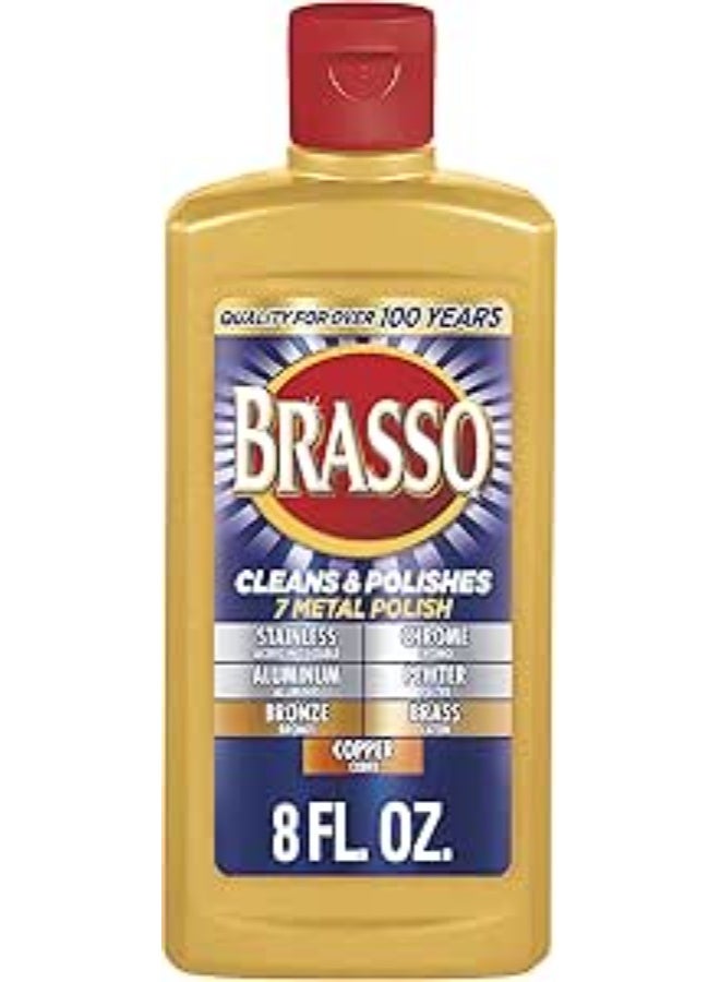 Brasso Multi-Purpose Metal Polish, 8 oz - Image 1