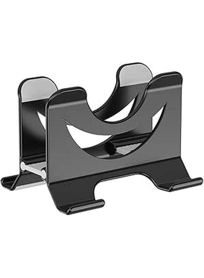Vertical Laptop Stand Portable Cooling Holder Heat Dissipation Space Saving Black - Image 1