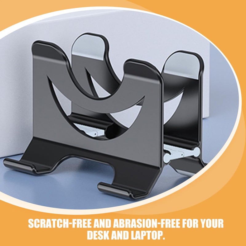 Vertical Laptop Stand Portable Cooling Holder Heat Dissipation Space Saving Black - Image 5