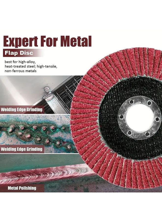 10 قطعة 60 ليف عجلة إزالة الصدأ وتلميع للمعادن سيارة زاوية مطحنة - Image 4