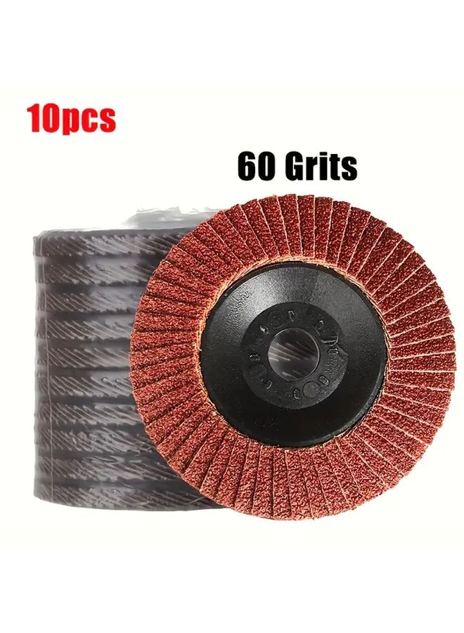 10 قطعة 60 ليف عجلة إزالة الصدأ وتلميع للمعادن سيارة زاوية مطحنة - Image 5