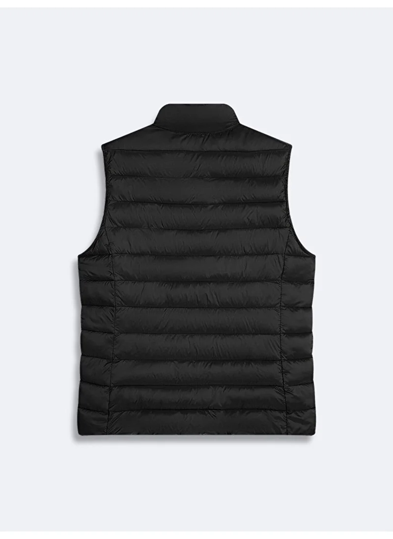 LTB Zippered Lightly Padded Black Vest
