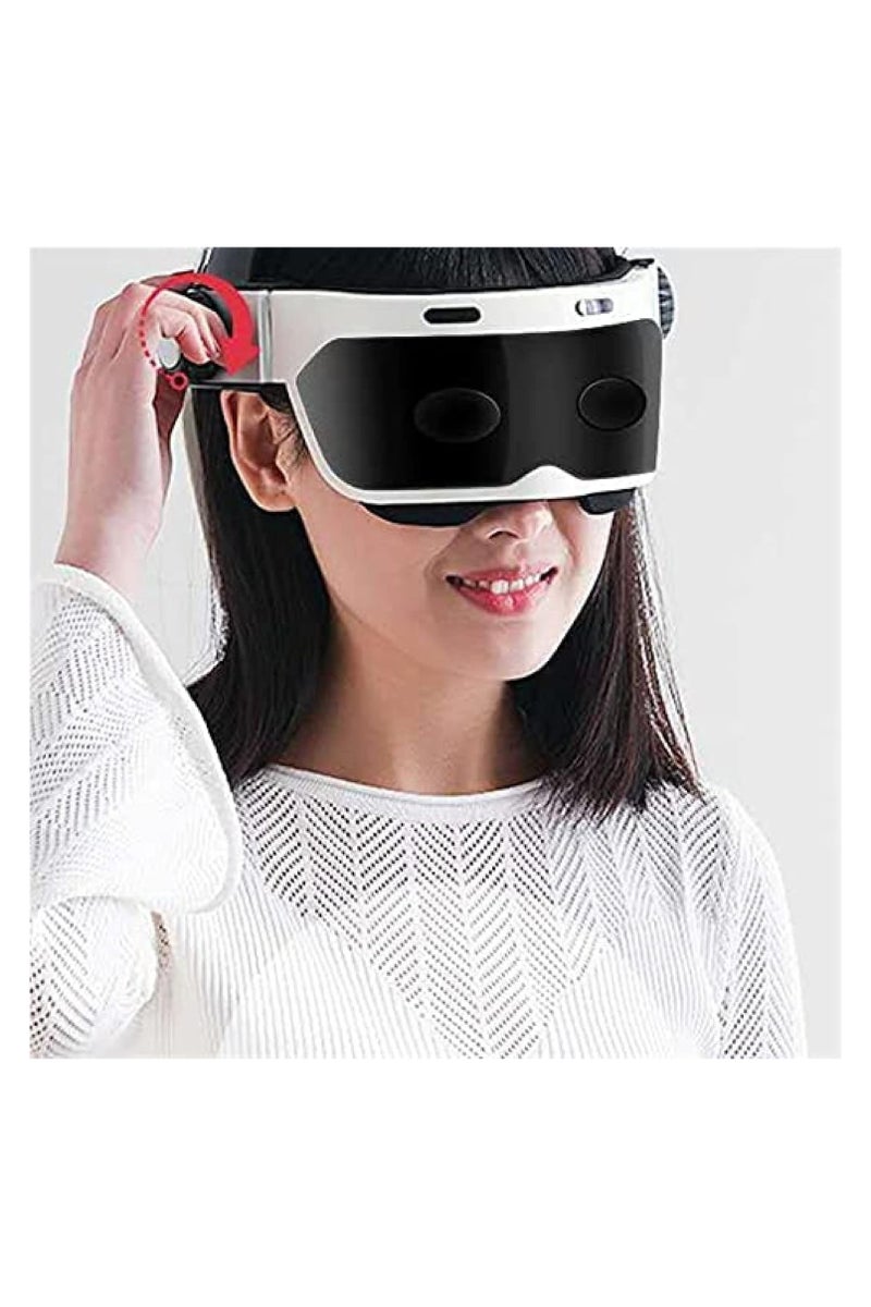 FIPKA Scalp a Rechargeable combined Head & Eye Massager with Touch and wireless remote. Kneading, Heating, Squeezing and soothing Vibration - Image 4