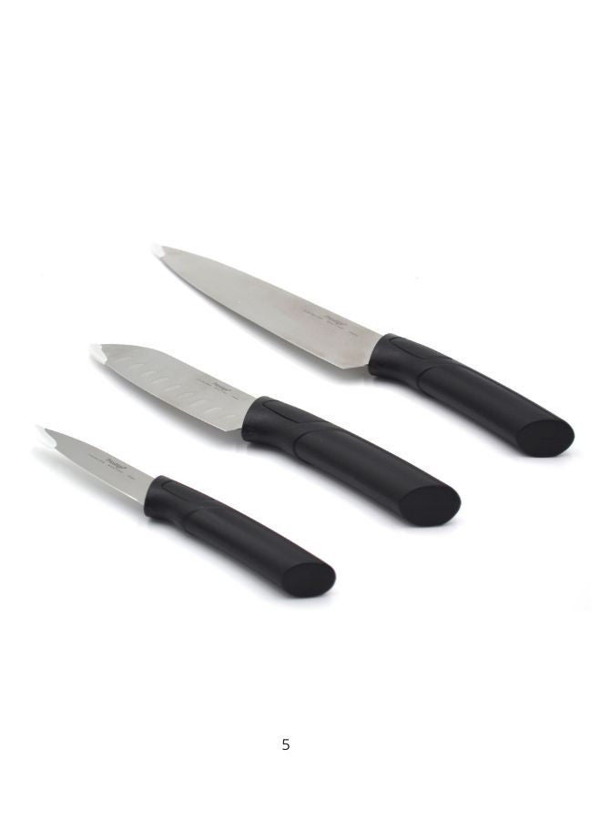 Prestige 3Pc Knife Set - Stainless Steel Blades - Essential Kitchen Knives for Precision Cutting and Chopping - Image 1