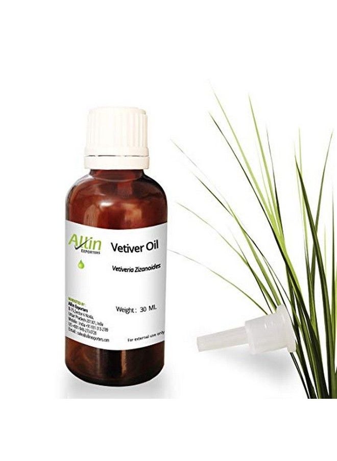Allin Exporters Vetiver Essential Oil Pure Natural & Undiluted Therapeutic Grade For Skin Care Hair Nourishment & Aromatherapy (30 Ml)  - Image 2