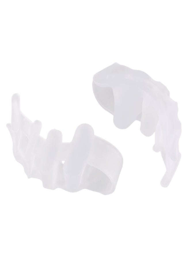 1 Pair Hallux Valgus Protector Gel Finger Toe Separator Divider Bunion Orthopedic Adjuster 4 Holes Thumb Valgus Guard Feet Care Tool - Image 2