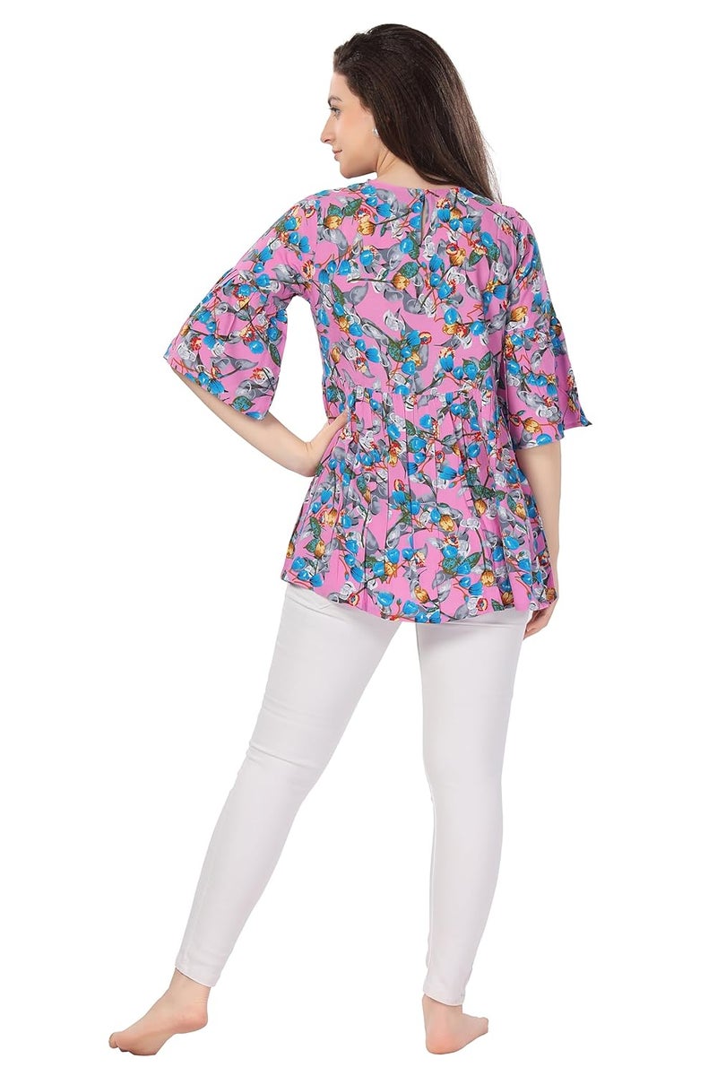 AV2 Store Printed Women Maternity Feeding Top - Image 2