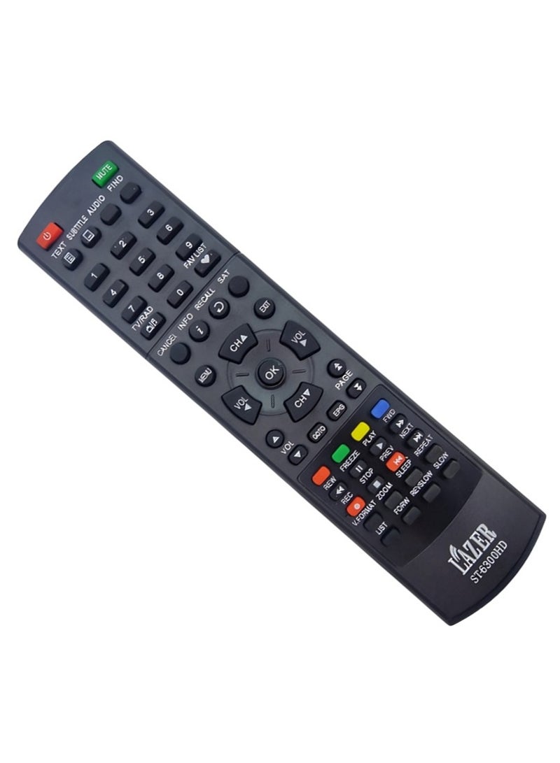 bein Receiver Remote Control For Lazer ST-600Hd Black - Image 3