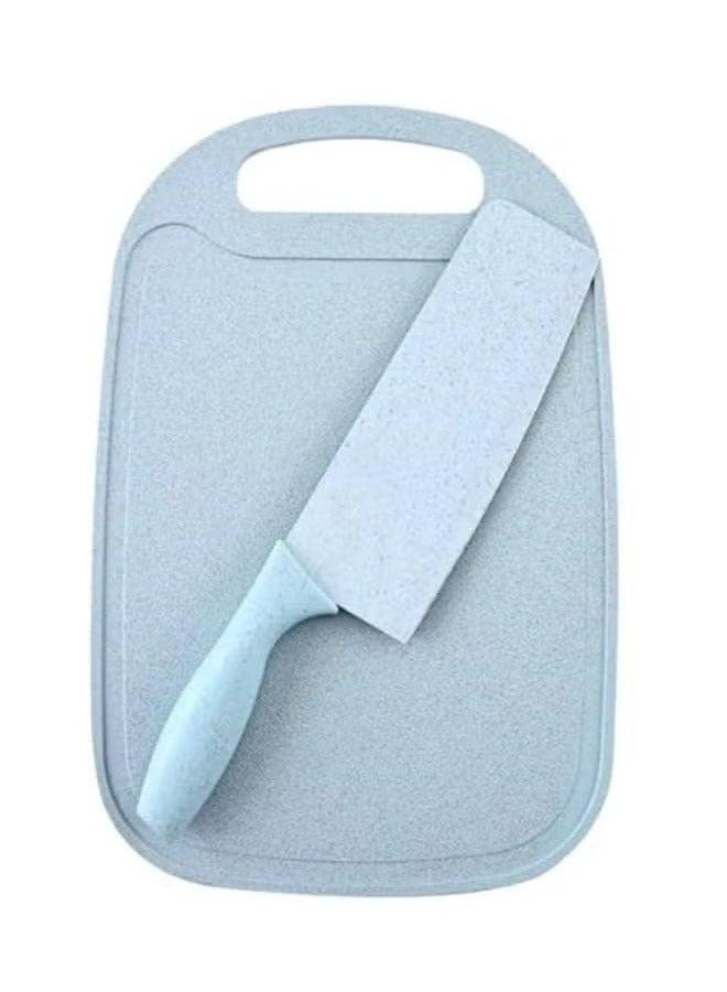 7-piece set of kitchen knives, storage protection, clean and tidy, blue  - Image 2