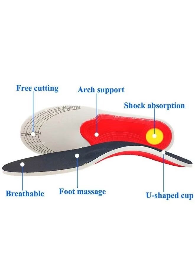Breathable Orthotic Insoles with Arch Support and Cut Out for Flatfoot - Image 3