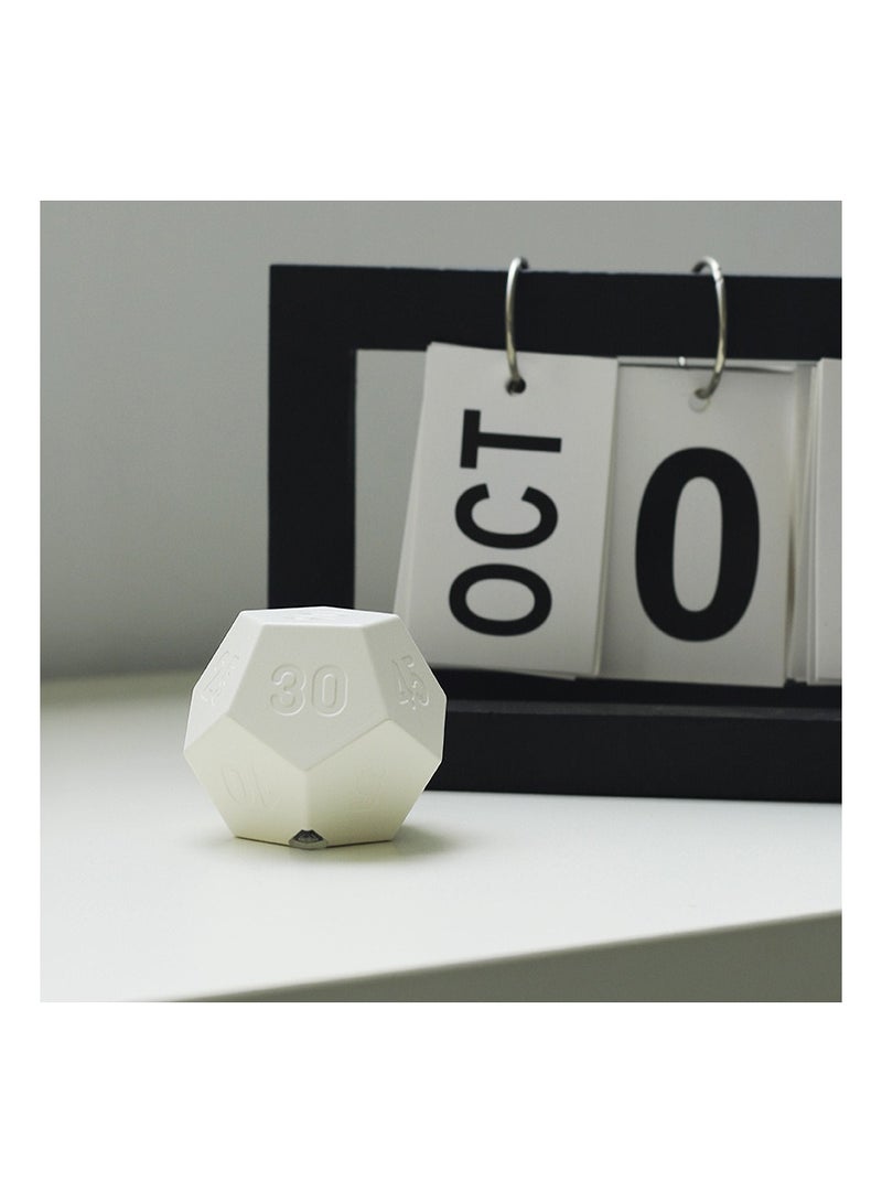 Time Management Dodecahedron Timer, Cube Timer Kitchen Timer Pomodoro Timer, Rechargeable  Study Countdown Timer for Kids, for Work, Office, Study, Task