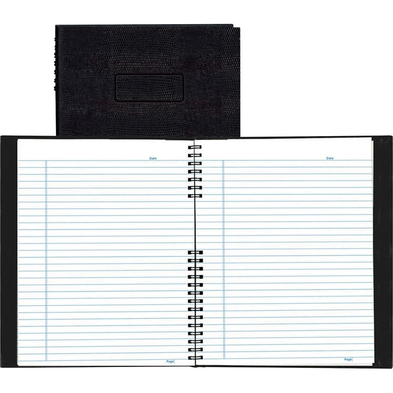 Blueline NotePro Notebook, 1-Subject, Medium/College Rule, Black Cover, (100) 11 x 8.5 Sheets - Image 2