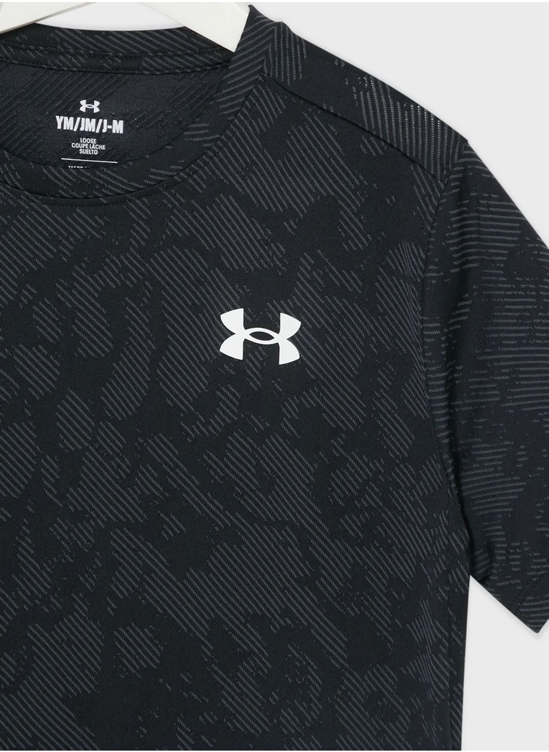 UNDER ARMOUR Boys' Tech Vent Geode T-Shirt