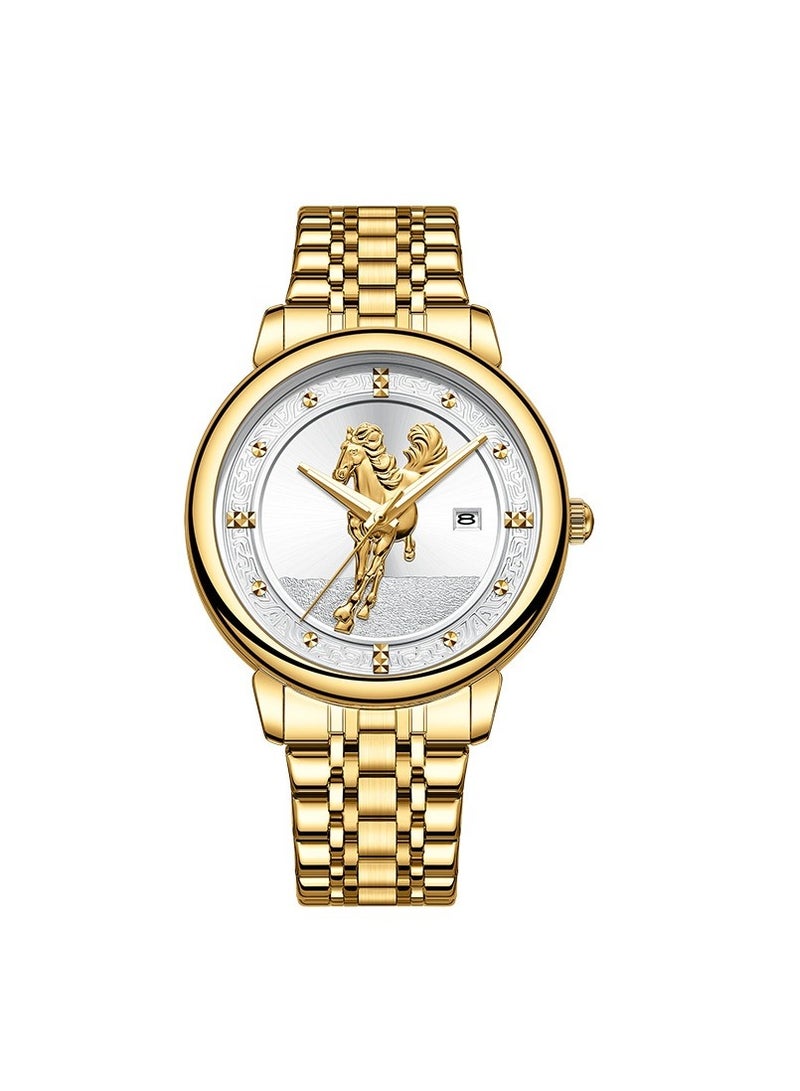 Men's Fashion Diamond Inlaid Watch - Image 1