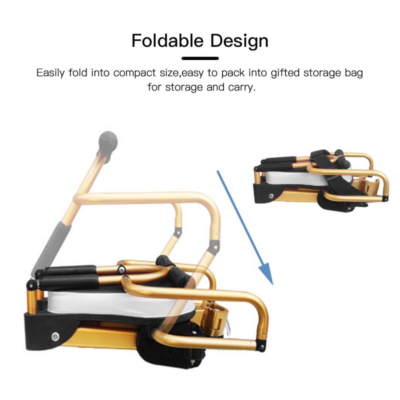 Front Mounted Child Bicycle Seat - Aluminum Alloy Structure, 2-Point Fixing, Adjustable Pedals & Rods Kids Front Bike Seat for Safe Parent-Child Outdoor Cycling - Image 5