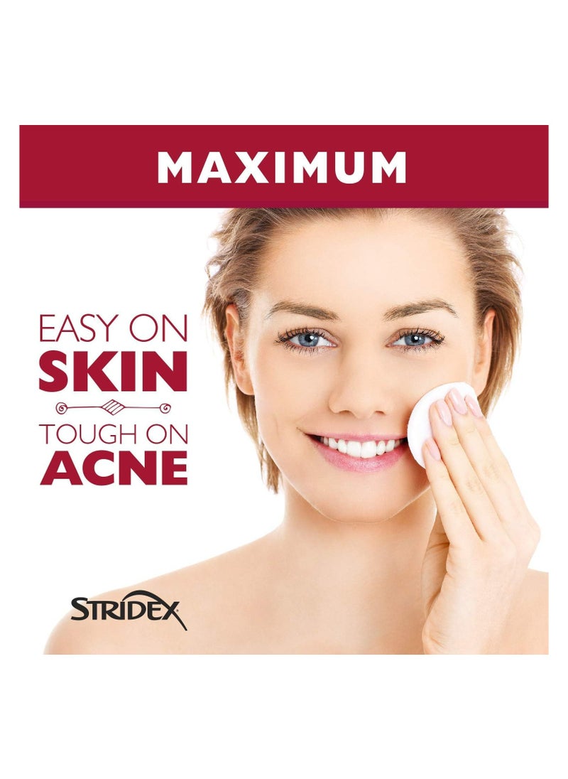 Stridex - Stridex Strength Medicated  Pad Acne Treatment Wipes, 90 Count - Image 1