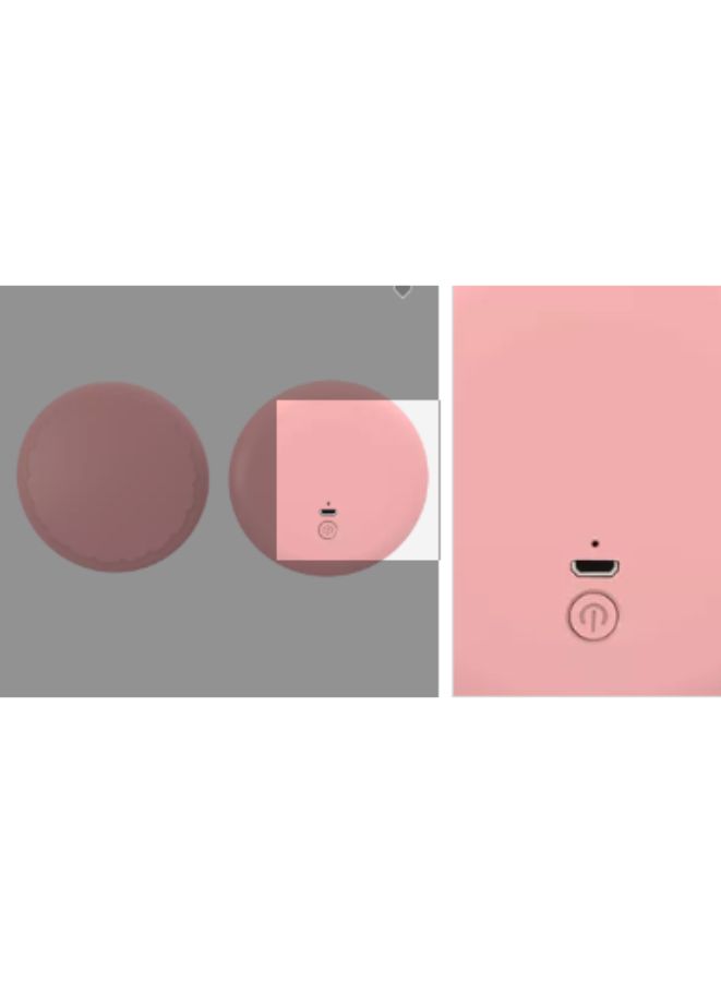 Rechargeable Compact Mirror with Light 1x/5x Magnification  Dimmable Lighted Travel Makeup Mirror LED Compact Mirror for Purses Pocket Touch Switch Type-c Charging Daylight Portable Handheld Pink - Image 3
