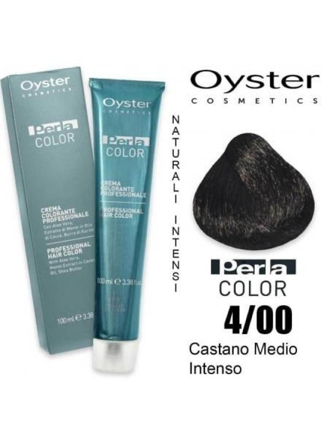 Oyster Hair Dye 4.00 Intense Medium Brown 100 ml