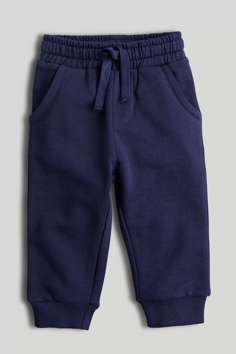 mothercare Navy Joggers - Image 1