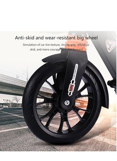 Foldable Kickboard Adult Kick Scooter with Disc Handbrake and Ultra Wide Big Wheel Folding Dual Suspension Push Scooter for Commuting/Leisure/Transport Loading 150kg LBWARMB - pzsku/Z4AE0331EF580364F24A6Z/45/_/1734176771/9b2f1245-84ce-4244-9c34-d6276cb8f197