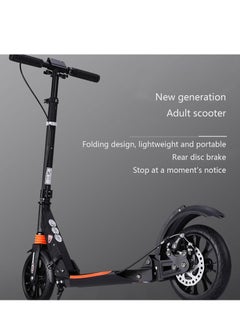 Foldable Kickboard Adult Kick Scooter with Disc Handbrake and Ultra Wide Big Wheel Folding Dual Suspension Push Scooter for Commuting/Leisure/Transport Loading 150kg LBWARMB - pzsku/Z4AE0331EF580364F24A6Z/45/_/1734176776/455ad51e-800c-4015-8d7a-1d4d358233da