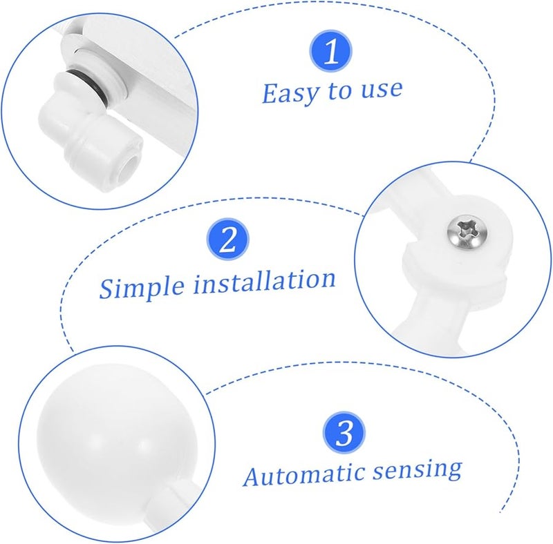 صمام عوامة بلاستيكي قابل للتعديل لأحواض السمك، سهل التركيب، جهاز تحكم في مستوى الماء للخزانات المزروعة - Image 5