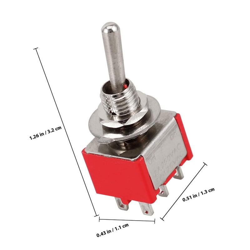 6 Pin 2 Position Marine Rocker Switch For Car Boat Electrical Replacement - Image 3
