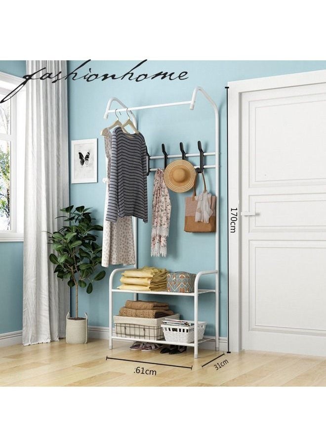 fashionhome حامل المعاطف والأحذية من الفولاذ المقاوم للصدأ  - Image 2
