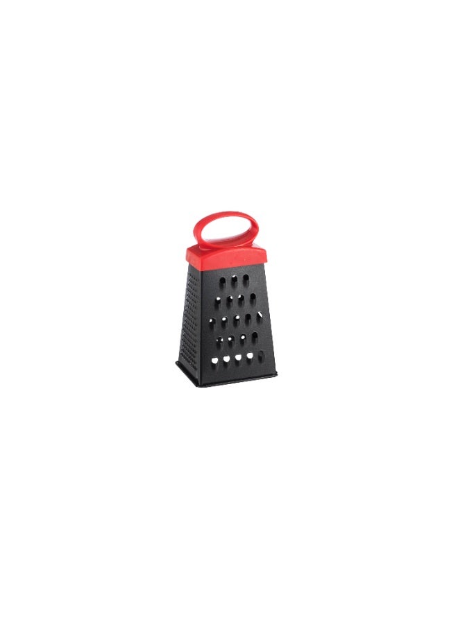 Safa Black metal grater with colored handle, 4 pieces, size 12 cm - Image 4