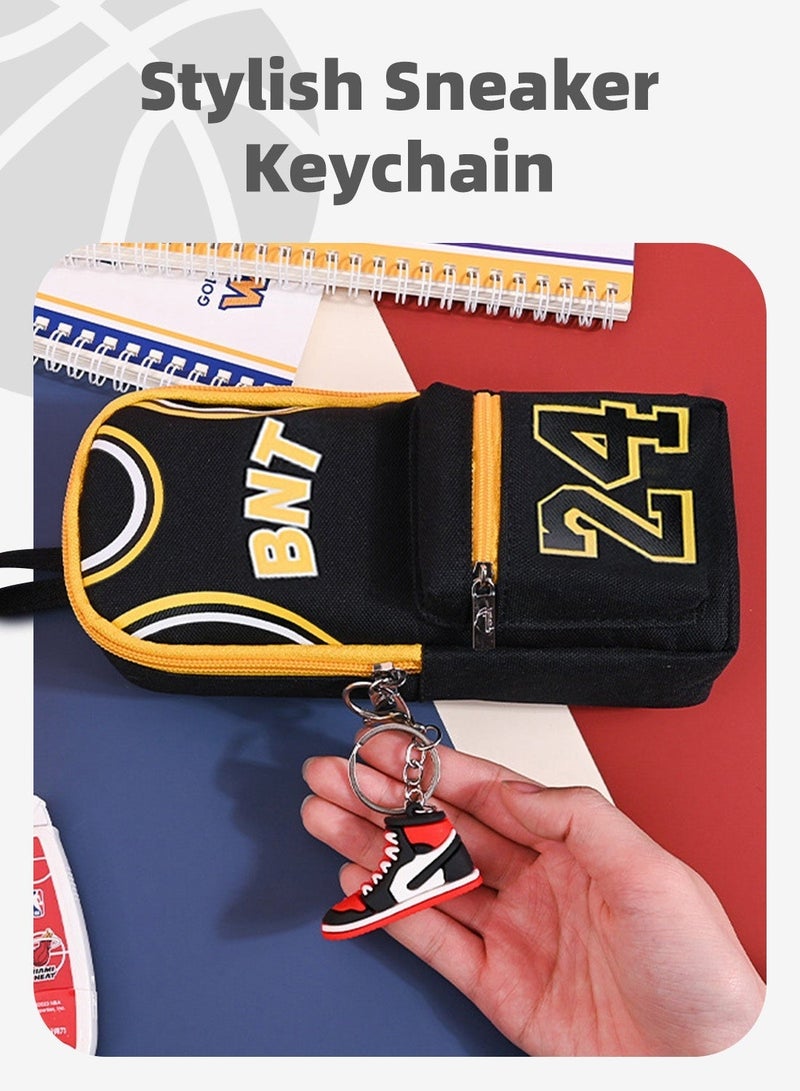 Large Pencil Cases for Boys , Big Capacity Pencil Pouch with 2 Compartments, Pen Pouch Holder, Stationery Organizer, Multifunctional Pen Bag for Kids Teenagers Students - Image 2