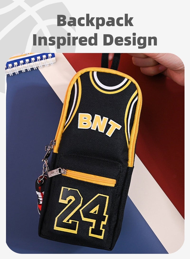 Large Pencil Cases for Boys , Big Capacity Pencil Pouch with 2 Compartments, Pen Pouch Holder, Stationery Organizer, Multifunctional Pen Bag for Kids Teenagers Students - Image 3