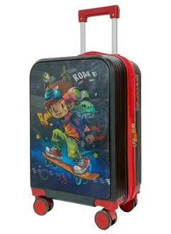 CityRiya-Long Kids' Luggage, Travel Suitcases for Girls Boys, Children's Cycling Luggage, 20" Toddler Suitcase Kid Ride Rolling, Travel Luggage Sets for Kid, Kids Ride On Suitcase, Child Carry-On Luggage  - Image 1