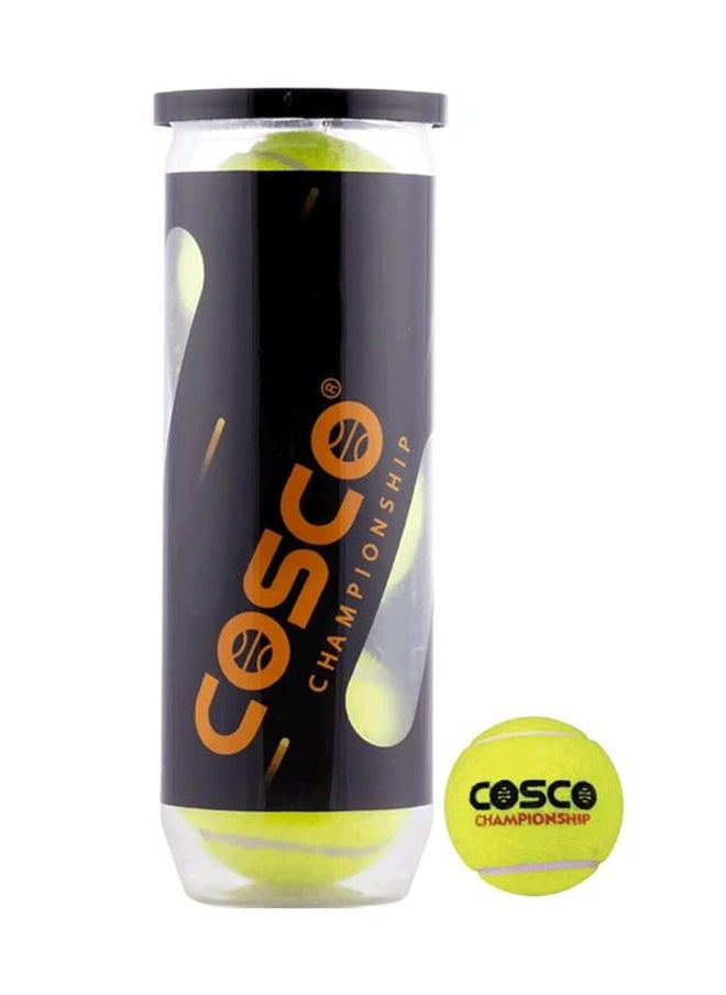 COSCO - Championship Tennis Ball - Pack Of 3 - Image 1