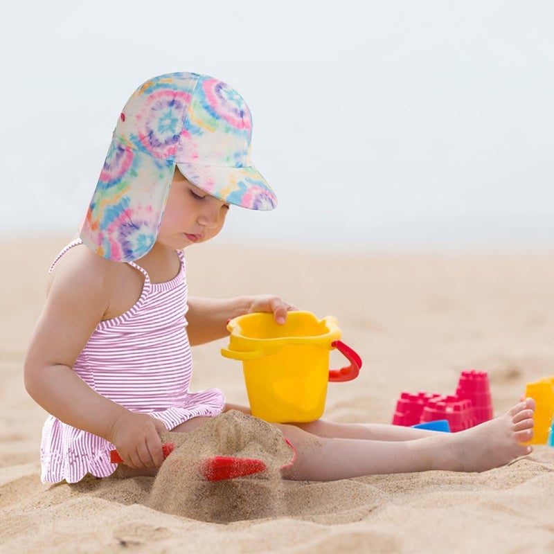Gifts Treat Kids Legionnaires Hat, UPF 50+ Sun Protection Swim Cap Flap Hat for Kids, Quick Drying Boys Sun Hat with Neck Protection for Beach Seaside Pool… - Image 2