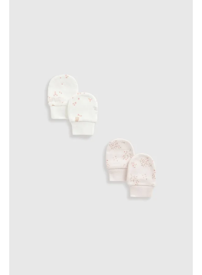 mothercare My First Baby Mitts - 2 Pack