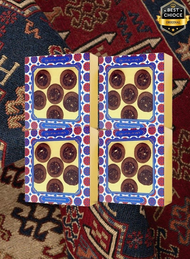 Najwa 4 Pieces Najwa Cup Bakhoor - Image 1