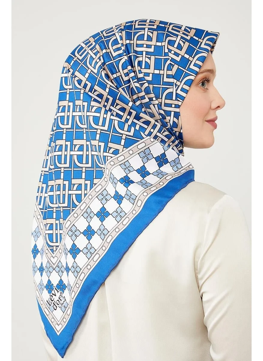 ليفيدور Indigo Lvd Printed Trend Twill Scarf