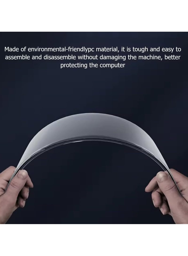 عام **غطاء واقي للابتوب متوافق مع جهاز Honor MagicBook Art 14 2024 موديل 14.6 بوصة MRA-521 561 721 - حافظة بلورية وماتي من PC، غطاء واقي صلب للابتوب.** - Image 3