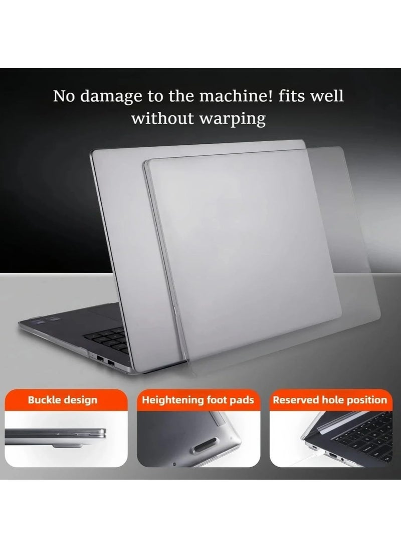 عام **غطاء واقي للابتوب متوافق مع جهاز Honor MagicBook Art 14 2024 موديل 14.6 بوصة MRA-521 561 721 - حافظة بلورية وماتي من PC، غطاء واقي صلب للابتوب.** - Image 5