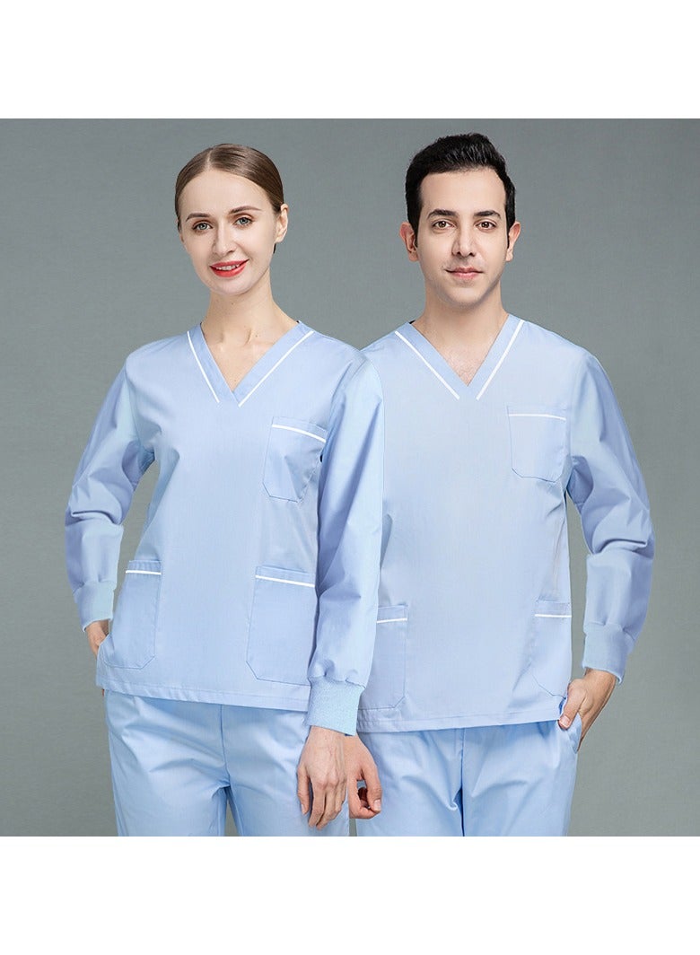 KUYING New Summer Thin Nurse Uniform Split Set Medical Work Uniform  - Image 1