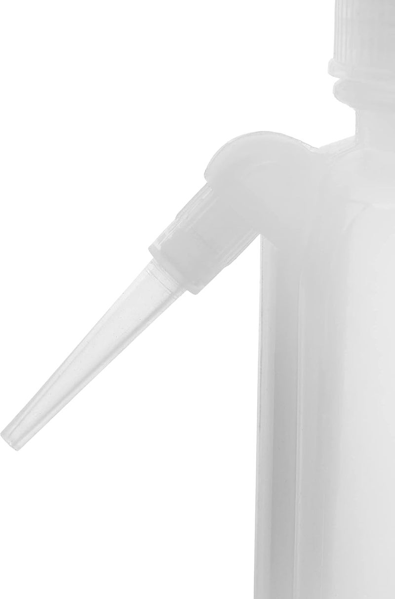 EISCO Wash Bottle, 250ml - Polyethylene - Translucent, Unbreakable - Screw Cap with Down Spout for Dispensing Liquid Labs - Image 2