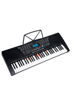 61-Key Electronic Keyboard with LCD Screen, 255 Timbres, 255 Rhythms, 50 Demo Songs, Multi-Device Support, Perfect for Beginners (Mk-825, black)  - Image 2