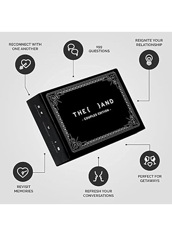NIBEMINENT - Couples Edition - 199 Meaningful Couple Conversation Cards - Questions to Deepen Connection and Build Relationship - The Skin Deep Date Night Card Game - Image 1