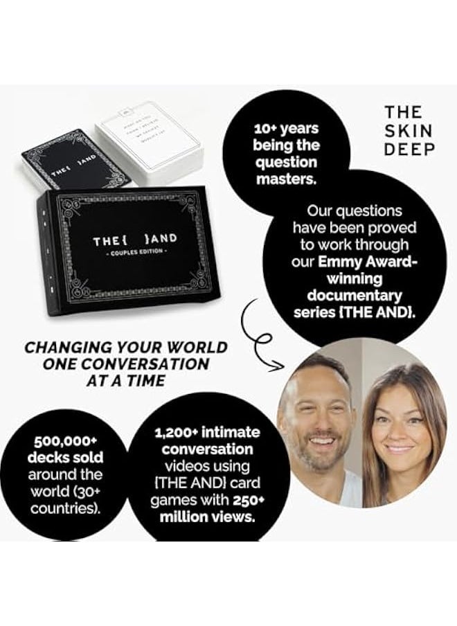 NIBEMINENT - Couples Edition - 199 Meaningful Couple Conversation Cards - Questions to Deepen Connection and Build Relationship - The Skin Deep Date Night Card Game - Image 1