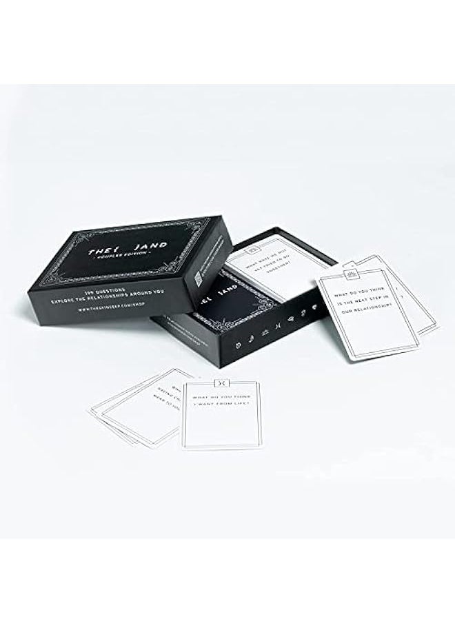 NIBEMINENT - Couples Edition - 199 Meaningful Couple Conversation Cards - Questions to Deepen Connection and Build Relationship - The Skin Deep Date Night Card Game - Image 1