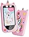 Anfrandce Kids Smart Phone for Girls Christmas Birthday Gifts for Girls Age 310 Kids Toys Cell Phone 397 Touchscreen Toddler Learning Play Toy Phone with Dual Camera - Image 2