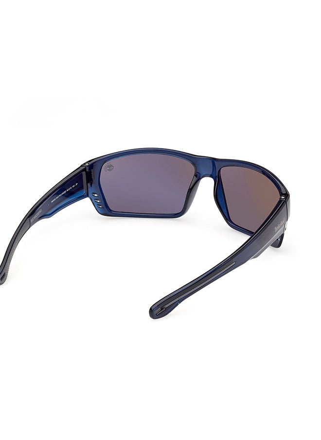 Timberland Men's Polarized Rectangular Sunglasses - TB0000290D64 - Lens Size: 64 Mm  - Image 5